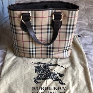 Burberry Haymarket Tote